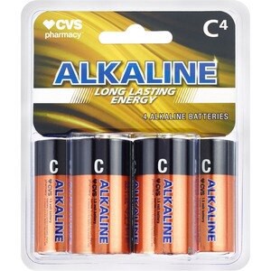 slide 1 of 1, CVS Health Cvs Alkaline Batteries C, 4Ct, 4 ct