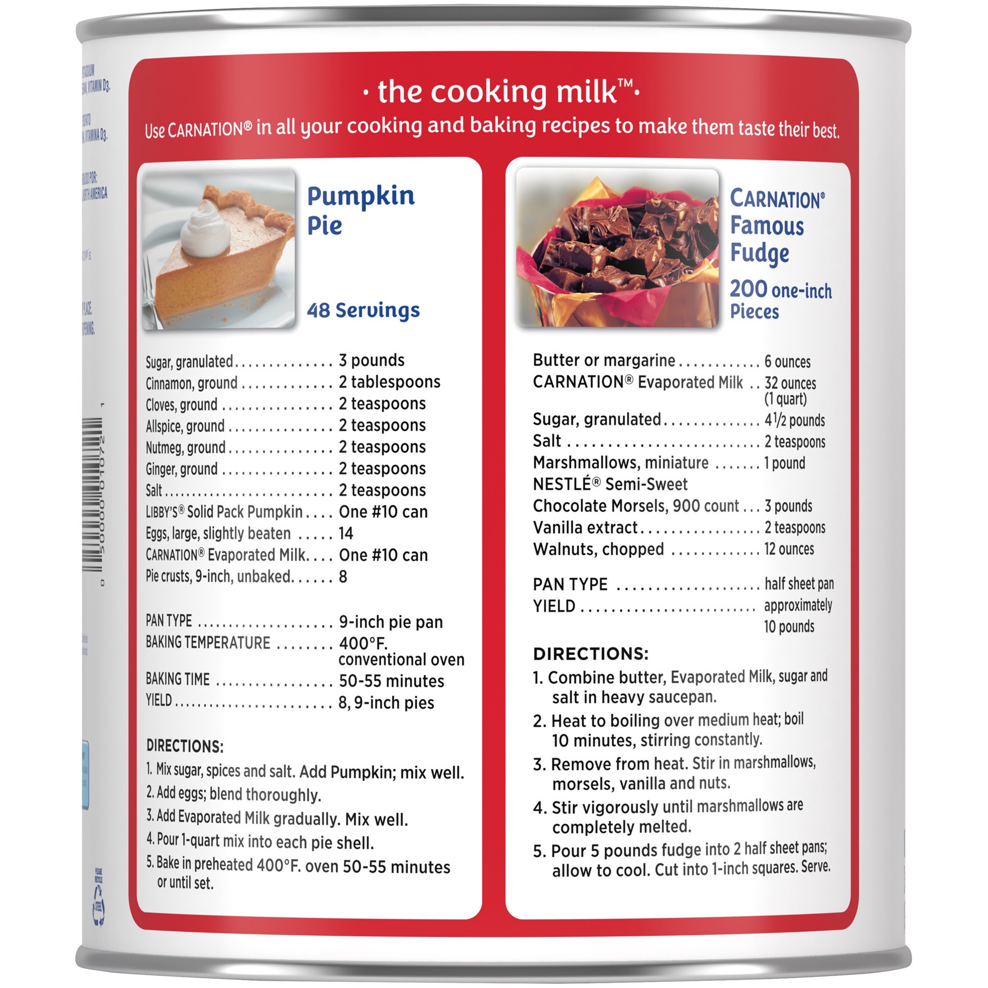 slide 5 of 5, Nestlé Carnation Evaporated Milk, 97 fl. oz. Can, 97 fl oz