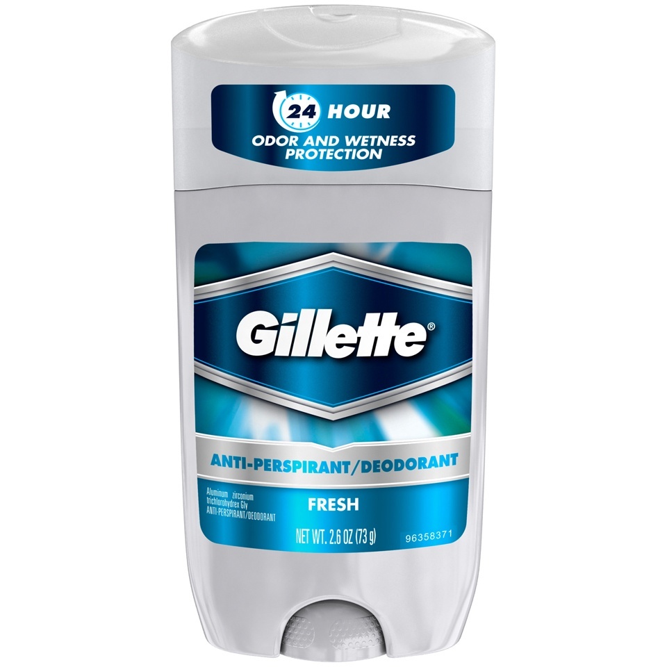 slide 1 of 1, Gillette Fresh Anti-Perspirant/Deodorant, 2.6 oz