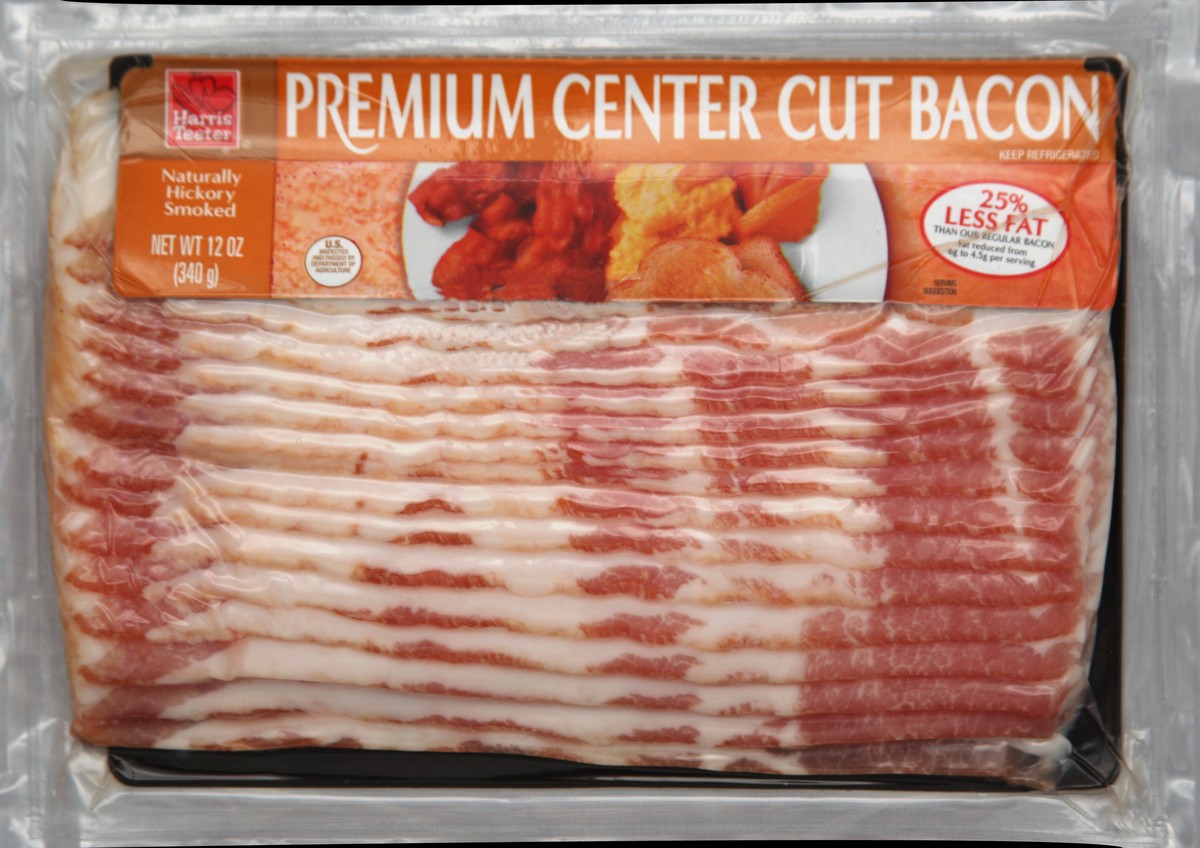 slide 6 of 6, Harris Teeter™ Naturally Hickory Smoked Premium Center Cut Bacon, 12 oz