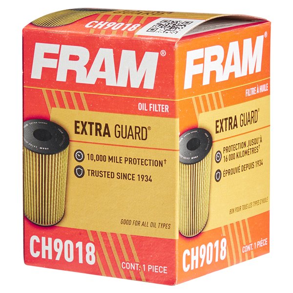 slide 4 of 29, Fram Extra Guard Oil Filter CH9018, 1 ct