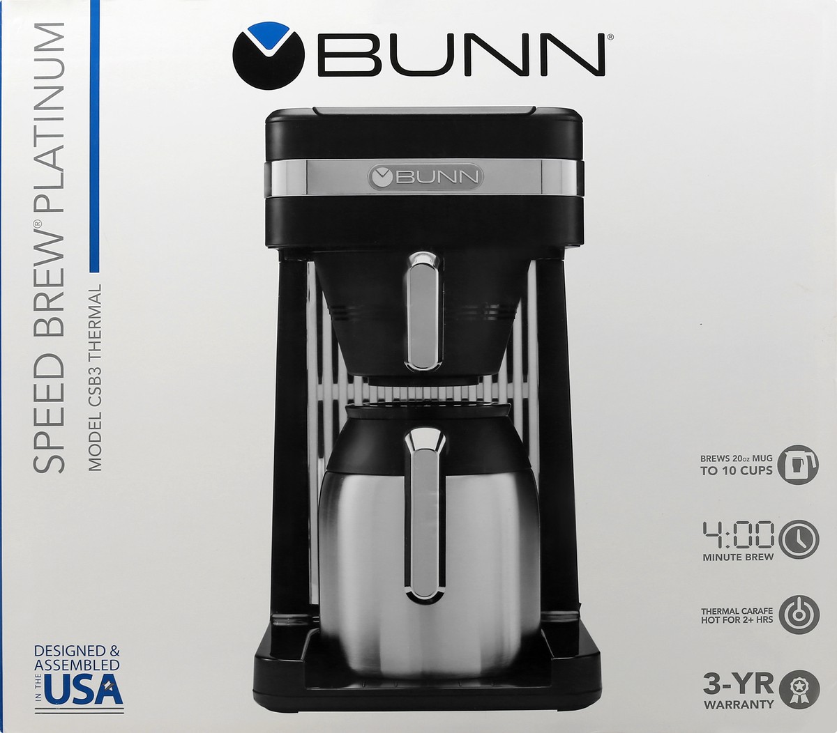 slide 1 of 9, Bunn Platinum Coffee Maker 1 ea, 1 ct
