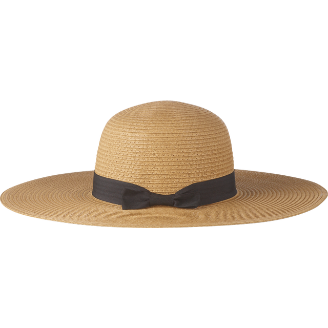 slide 1 of 1, SUN & SKY Straw Floppy/Grosgrain Band/Bow, 1 ct