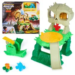 Monster Jam Mini Jams Crash 'N Crumble Jungle Playset