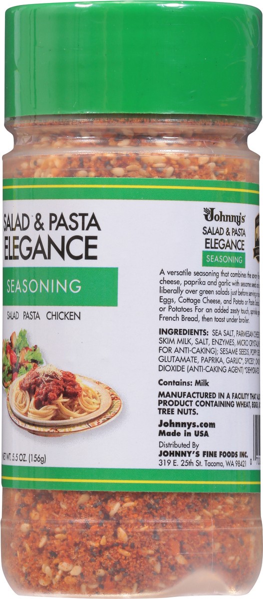 slide 5 of 9, Johnny's Salad & Pasta Elegance Seasoning 5.5 oz, 5.5 oz