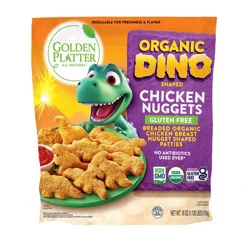Golden Platter Organic Gluten Free Dino Shaped Chicken Nuggets