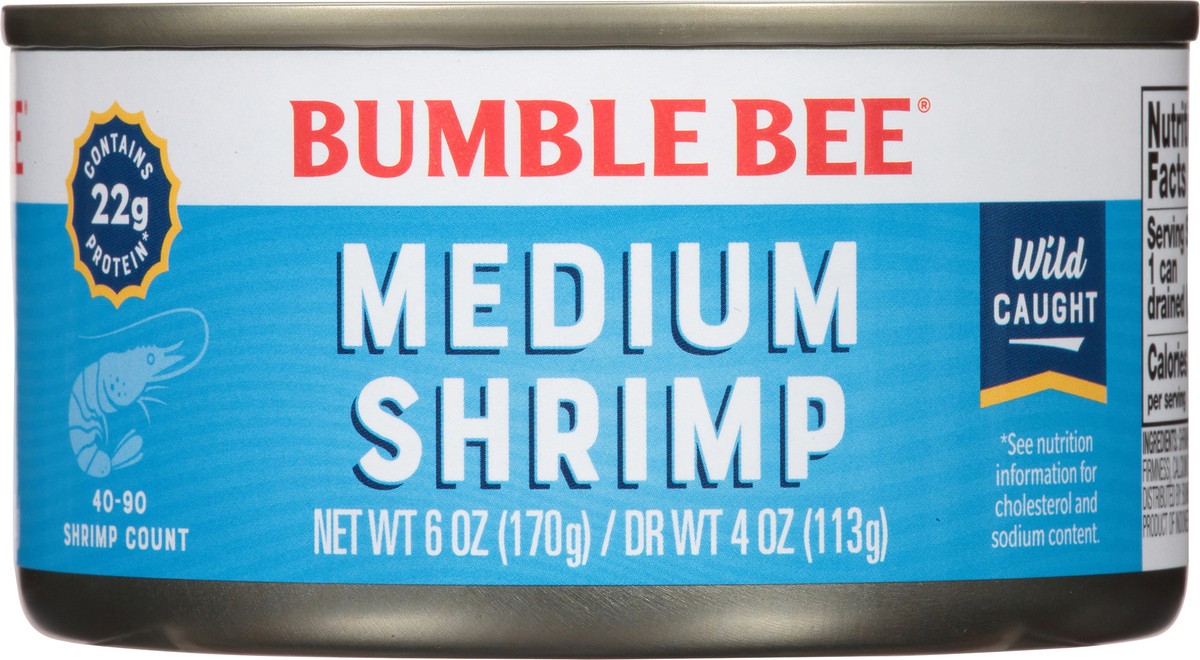 slide 5 of 9, Bumble Bee Medium Shrimp 6 oz, 6 oz