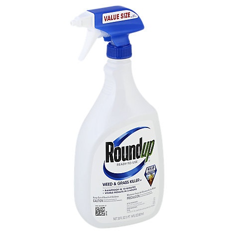 slide 1 of 1, Roundup Weed And Grass Killer, 30 fl oz