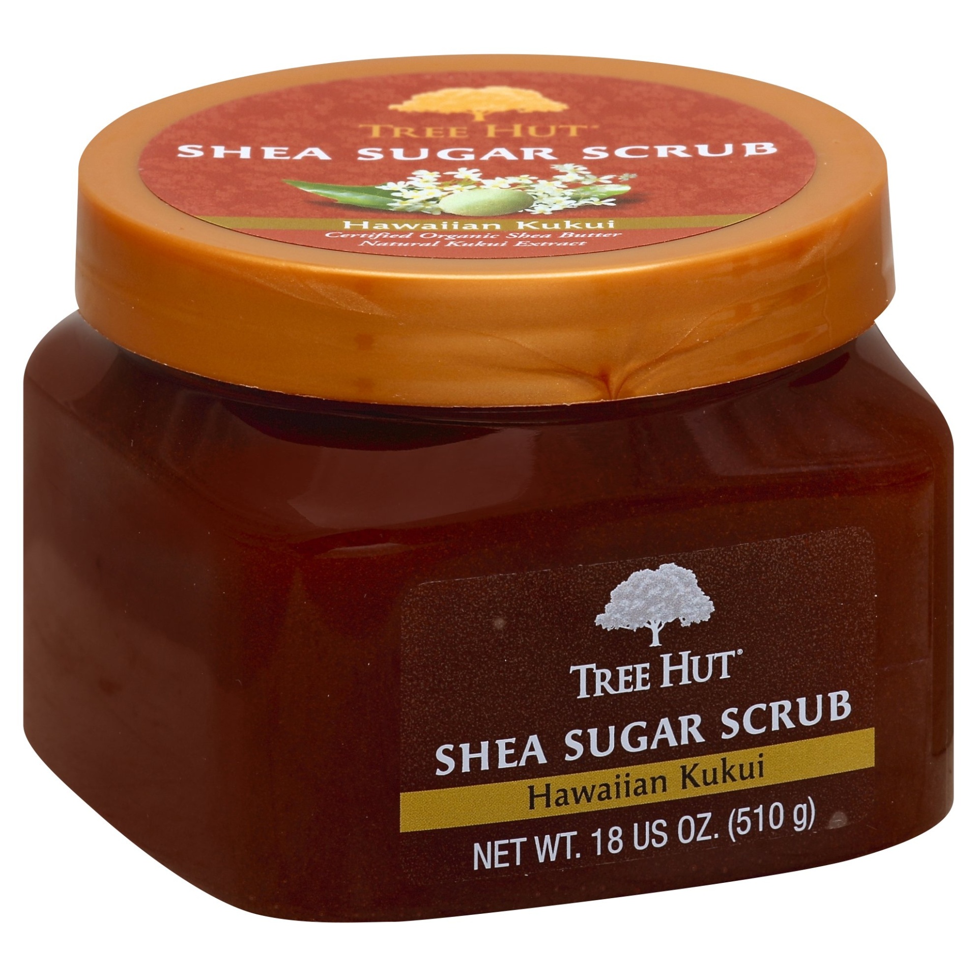 slide 1 of 1, Tree Hut Hawaiian Kukui Shea Sugar Scrub, 18 oz