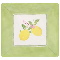 Caspari Limoncello Salad/Dessert Plates - 8 ea