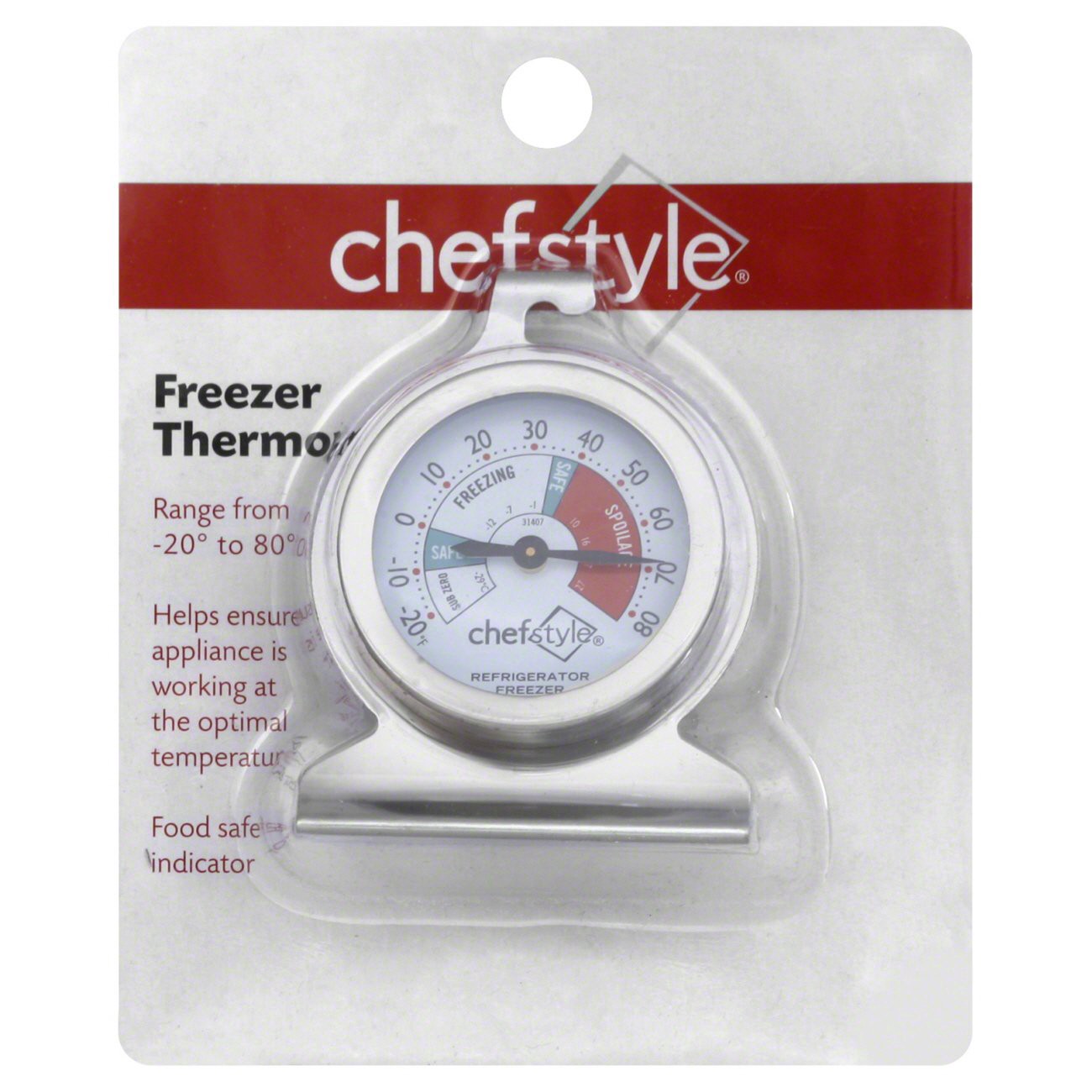 slide 1 of 1, chefstyle Freezer Thermometer, 1 ct