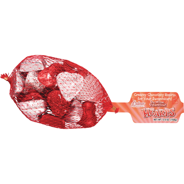 slide 1 of 1, PALMER Mesh Hearts, 3 oz