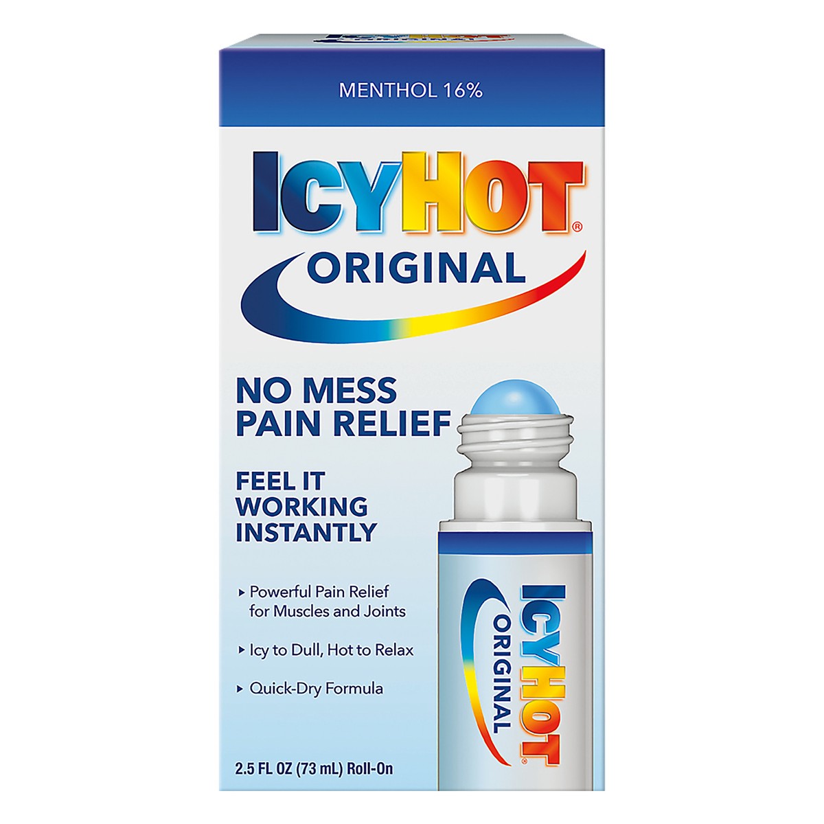 slide 1 of 6, Icy Hot with No Mess Applicator, 2 oz