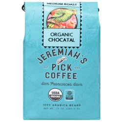 Jeremiah's Pick Coffee Organic Medium Roast Chocatal Coffee - 10 oz
