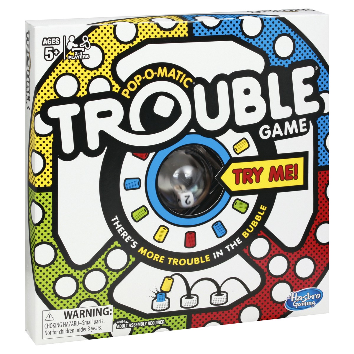 slide 8 of 9, Hasbro Ages 5+ Pop-O-Matic Trouble Game 1 ea, 1 ct