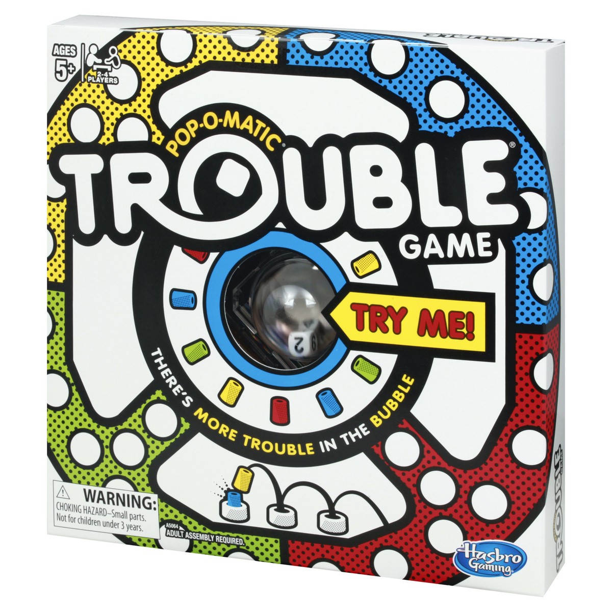 slide 6 of 9, Hasbro Ages 5+ Pop-O-Matic Trouble Game 1 ea, 1 ct