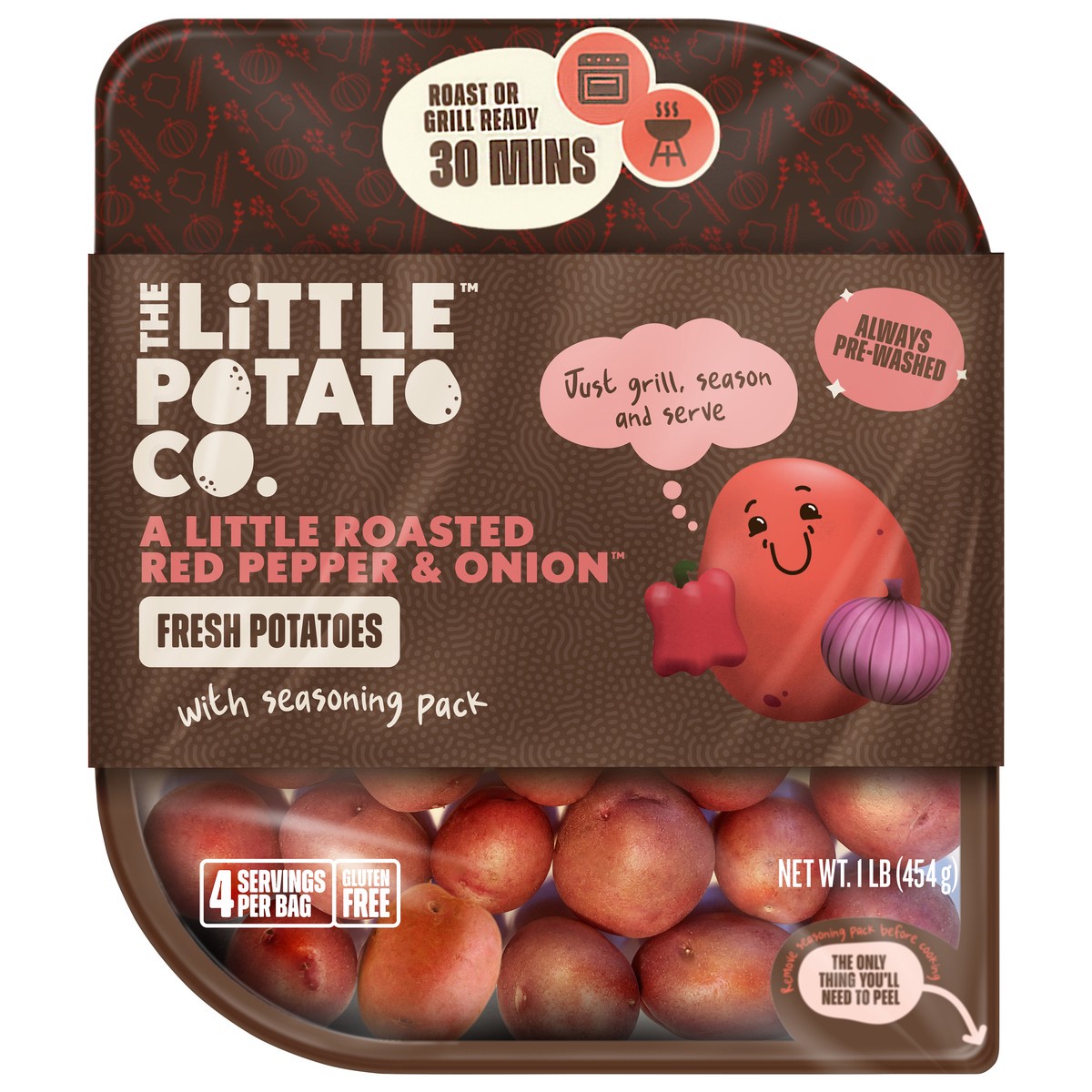 slide 1 of 3, The Little Potato Co. The Little Potato Company A Little Roasted Red Pepper & Onion, 1 lb