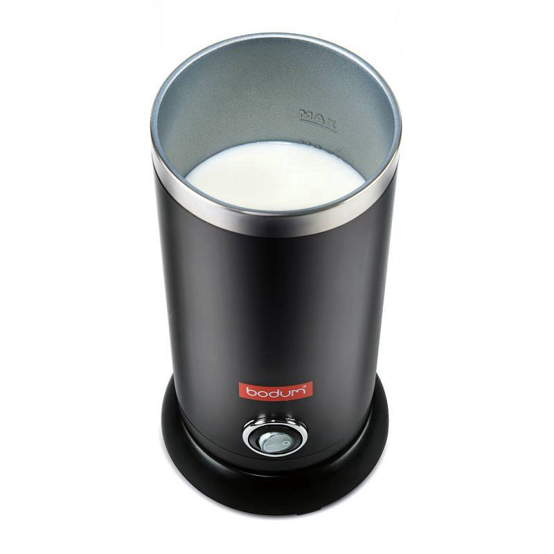 slide 3 of 7, BODUM Electric Milk Frother Black, 1 ct