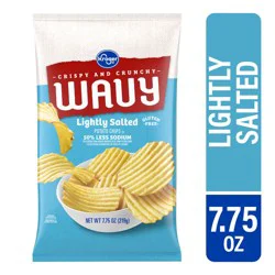 Kroger Lightly Salted Wavy Potato Chips