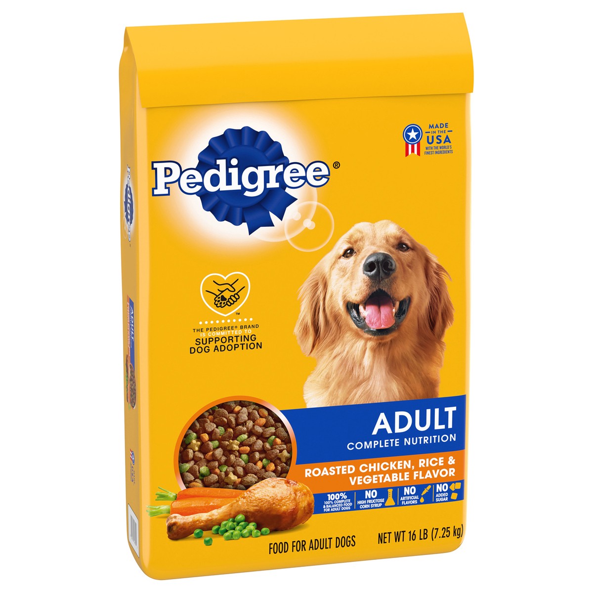 slide 2 of 9, MARS PEDIGREE Complete Nutrition Adult Dry Dog Food Chkn/Rice/Veg, 16 lb