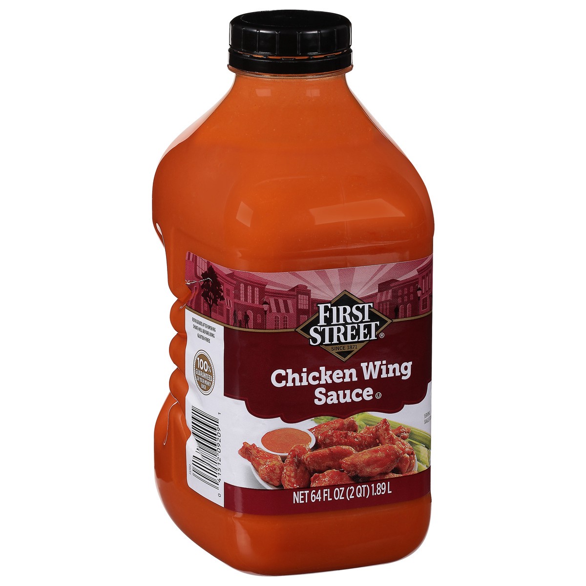 slide 11 of 14, First Street Chicken Wing Sauce, 64 oz