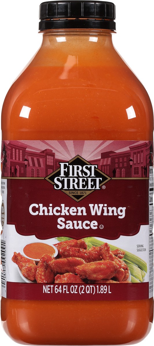 slide 9 of 14, First Street Chicken Wing Sauce, 64 oz
