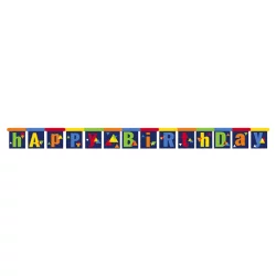 Creative Converting Happy Birthday Jointed Banner