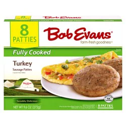 Bob Evans Turkey Sausage Patties 8 ct Box