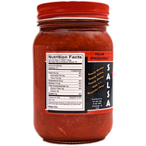 slide 2 of 7, Two Ugly Mugs Muggin Hot Salsa, 16 oz