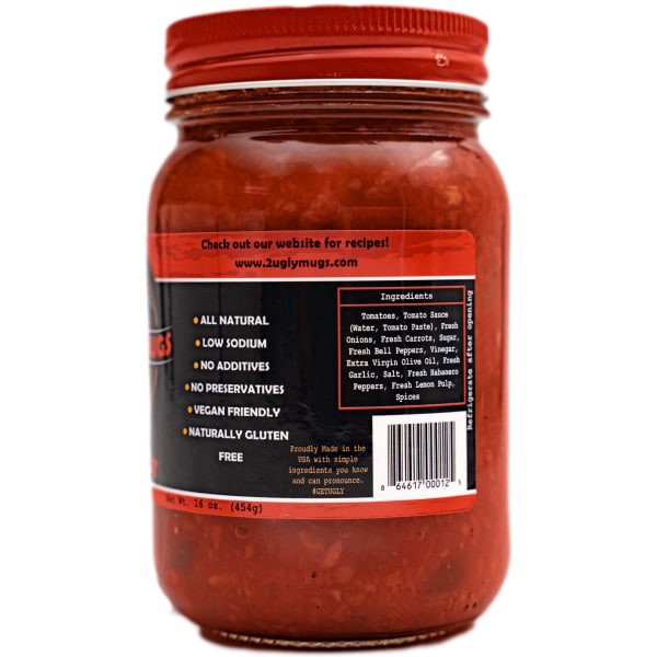 slide 6 of 7, Two Ugly Mugs Muggin Hot Salsa, 16 oz