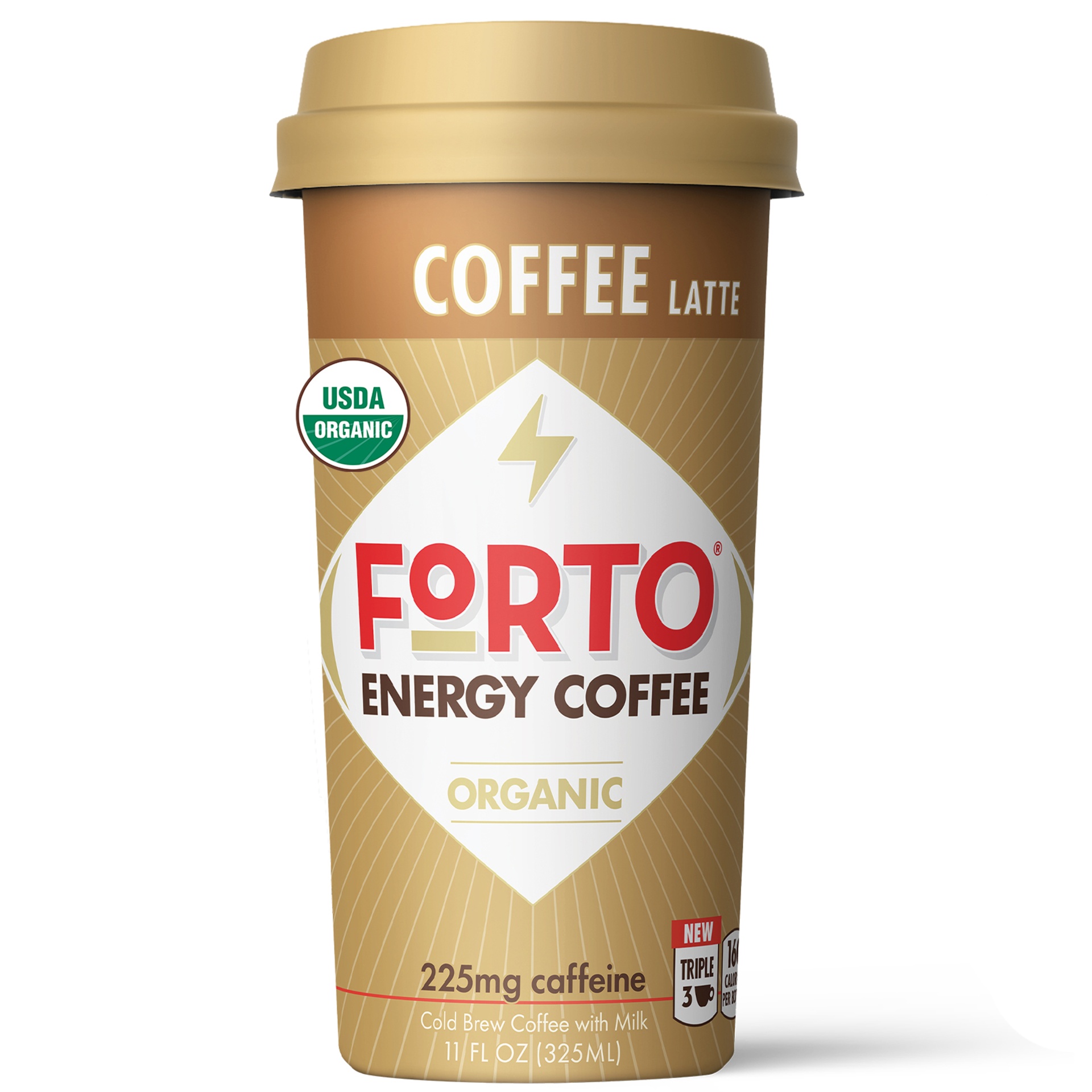 slide 1 of 1, Forto Coffee Latte Rtd, 11 oz