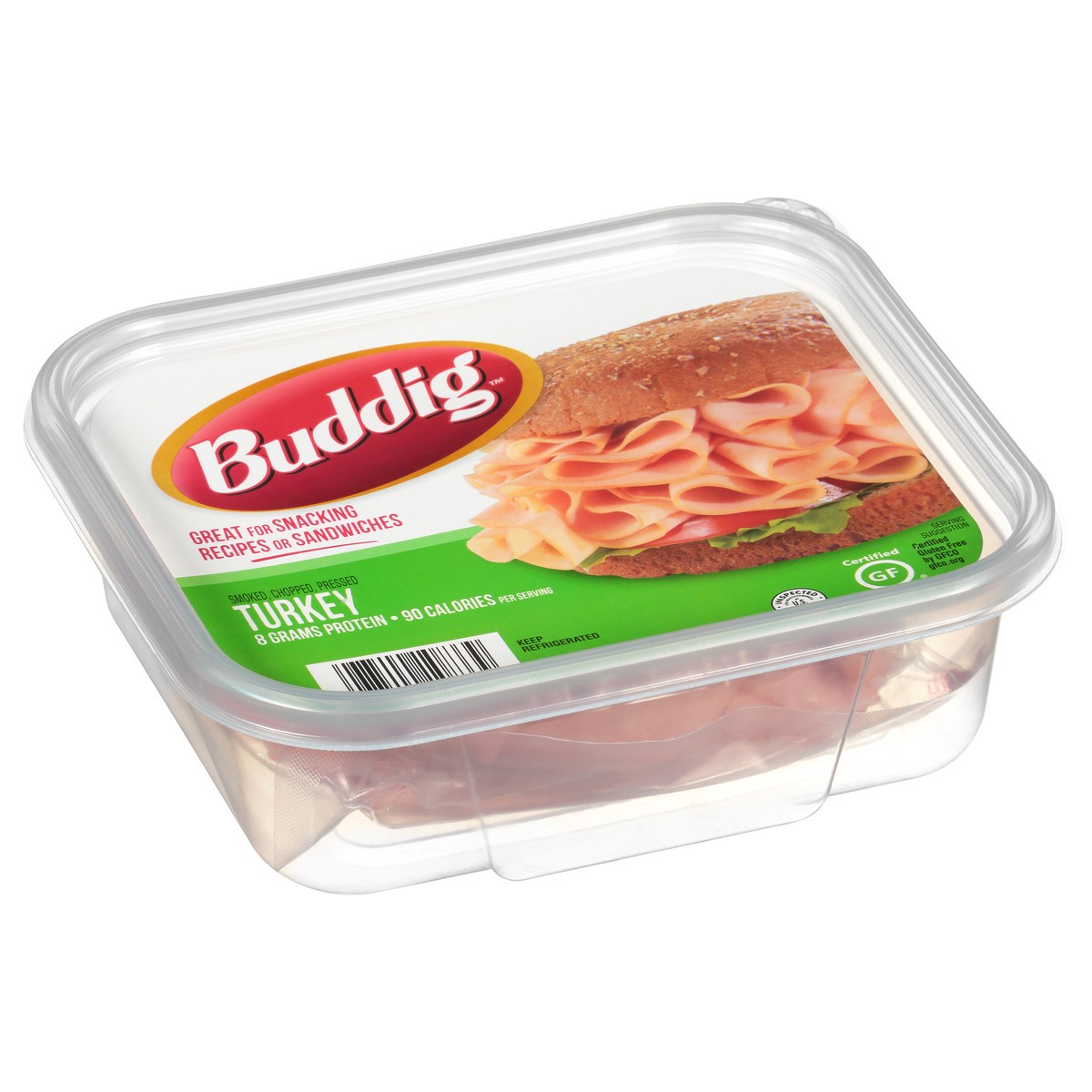 slide 2 of 11, Buddig Tub Turkey, 9 oz