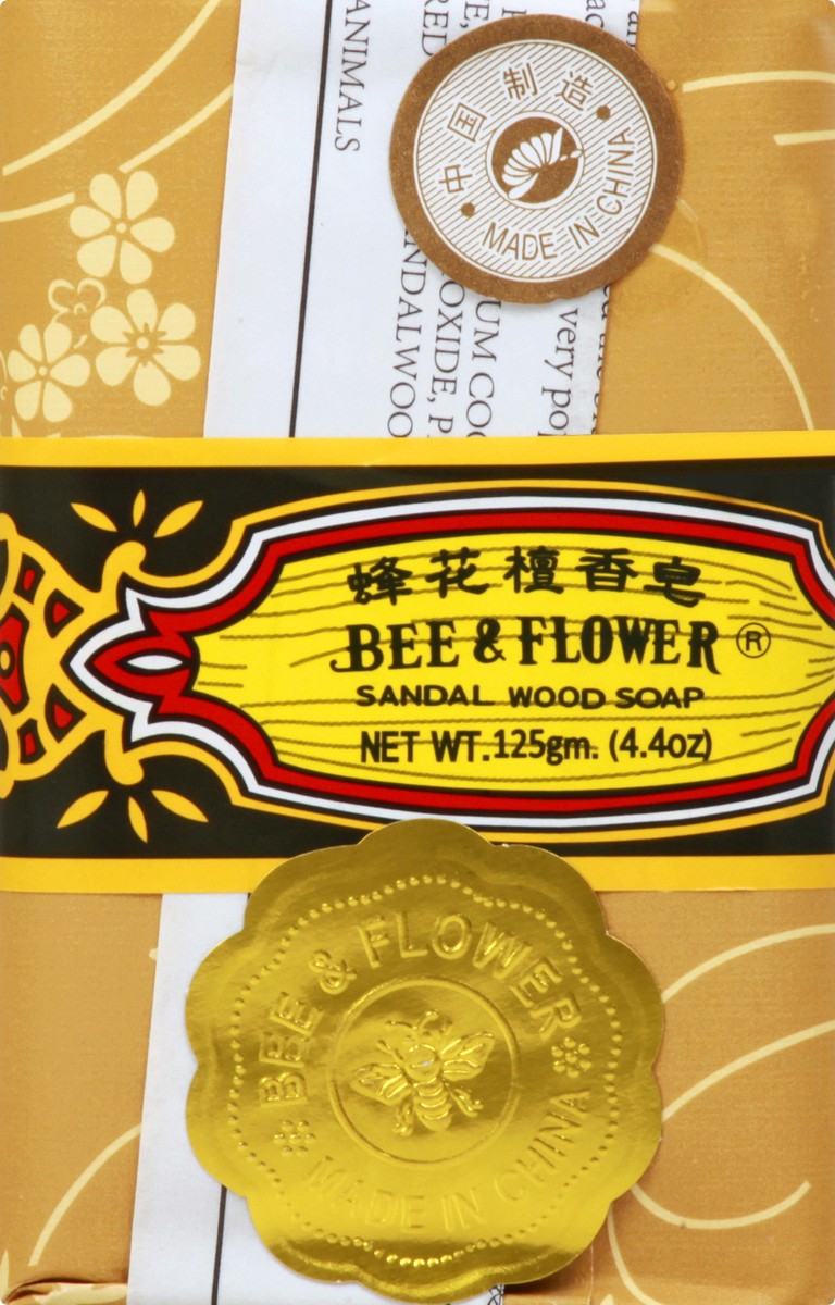 slide 12 of 12, Bee & Flower Bee And Flower Sandalwood Soap, 125 g