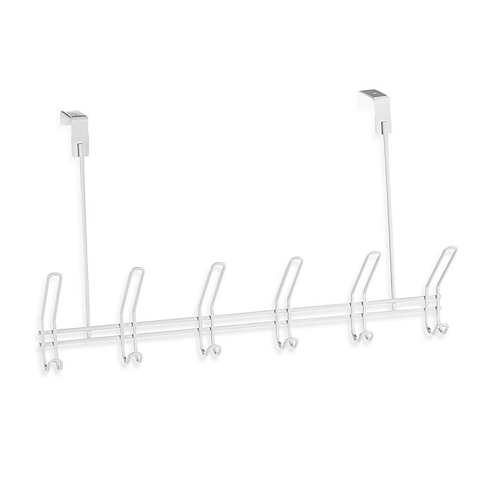 slide 1 of 1, SALT 6-Hook Over-the-Door Rack, 1 ct