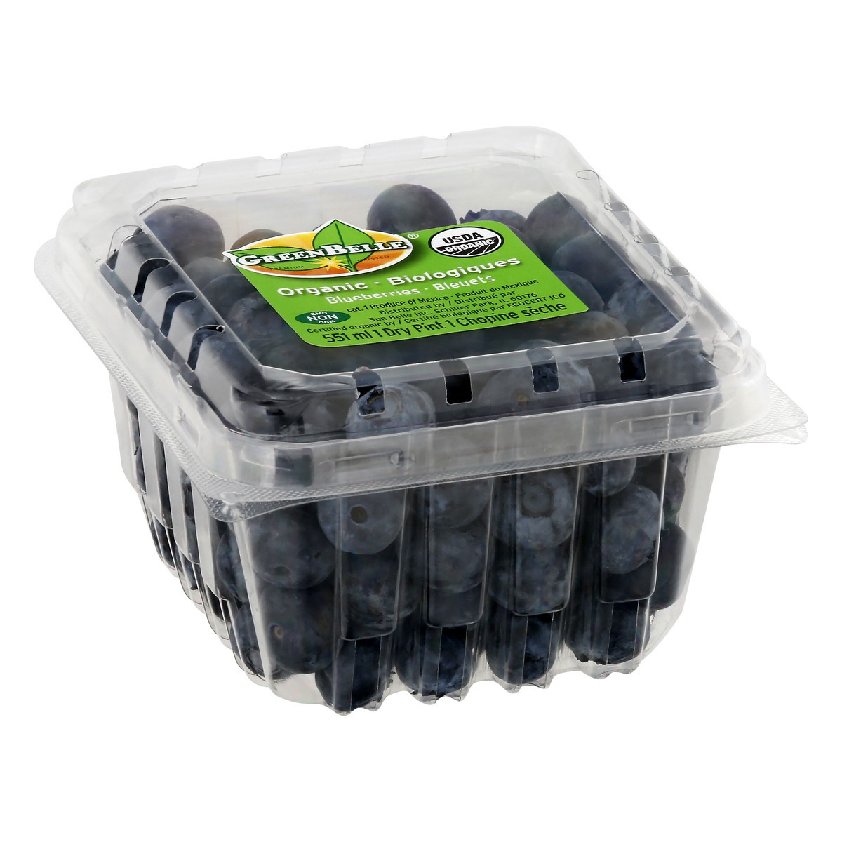 slide 9 of 9, GreenBelle Organic Blueberries 551 ml, 551 ml