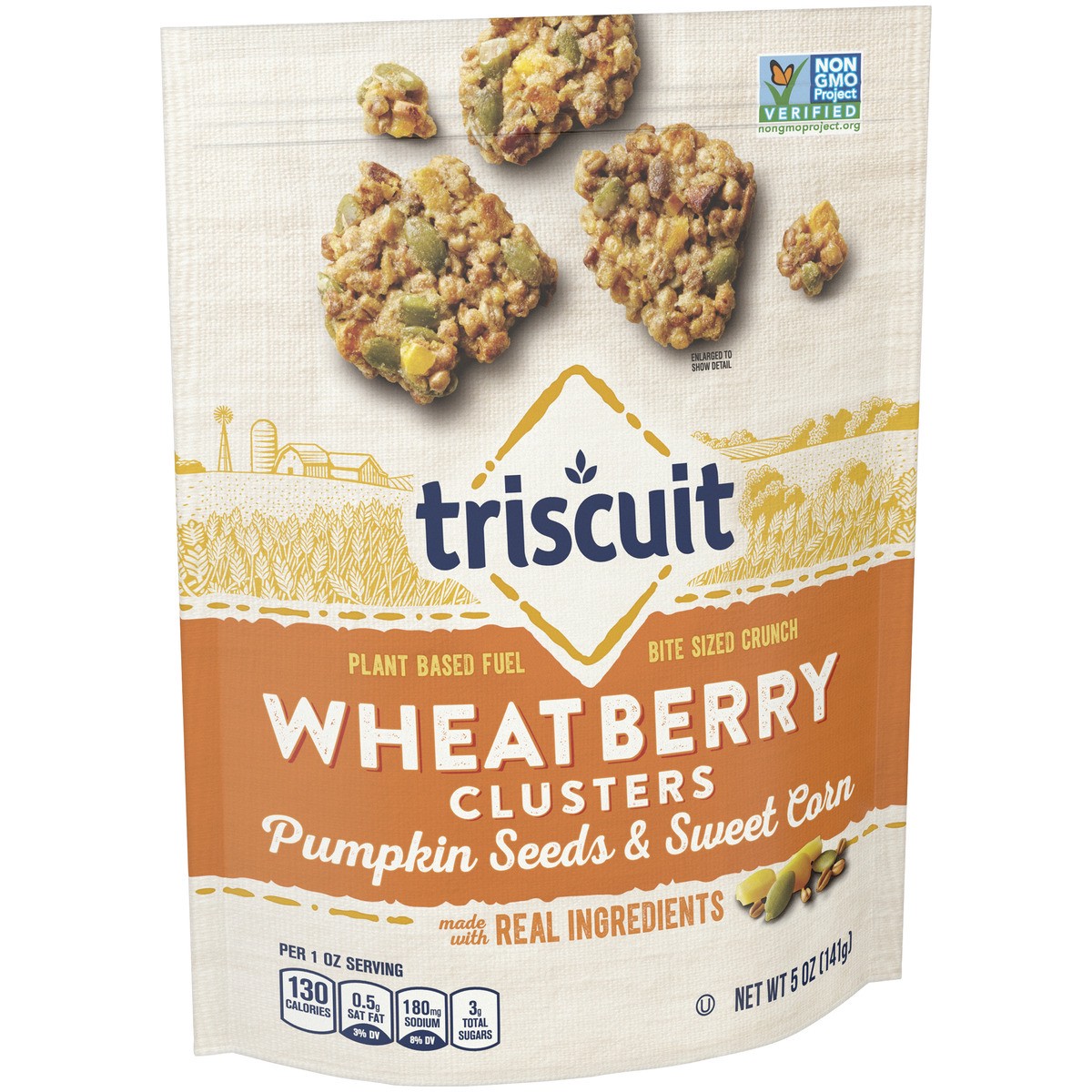slide 2 of 11, Nabisco Triscuit Wheat Berry Clusters Pumpkin Seeds & Sweet Corn, 5 oz
