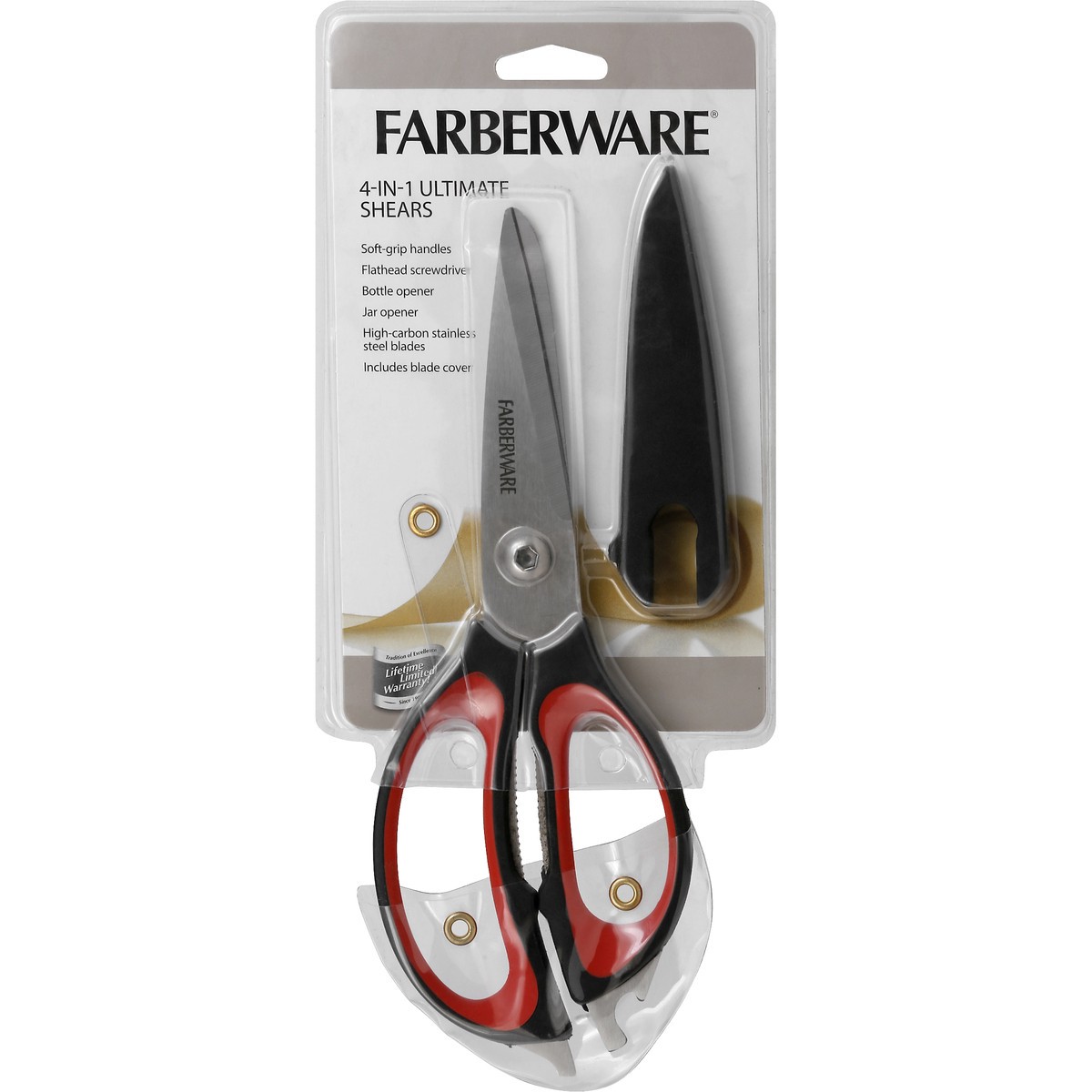slide 6 of 6, Farberware Shears, Ultimate, 4-In-1, 1 ct
