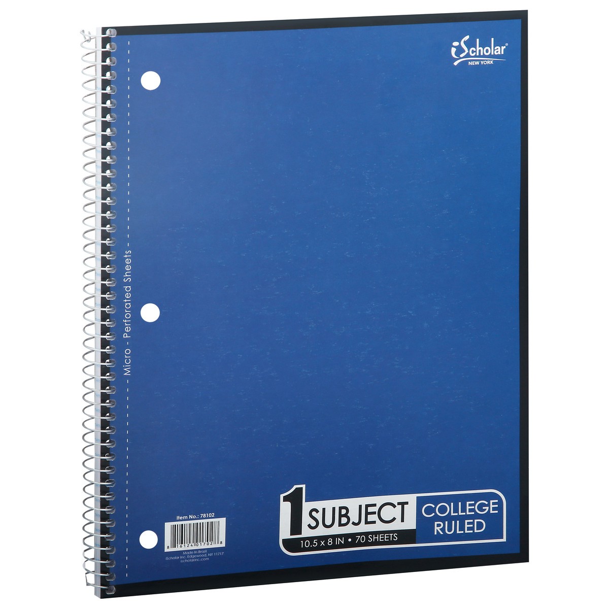 slide 5 of 9, iScholar College Ruled Notebook 1 ea, 1 ct