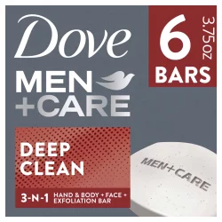 Dove Men+Care Deep Clean Body And Face Bar