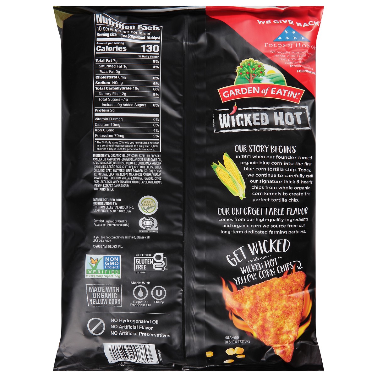 slide 12 of 12, Garden of Eatin' Spicy Wicked Hot Corn Tortilla Chips 10 oz, 10 oz