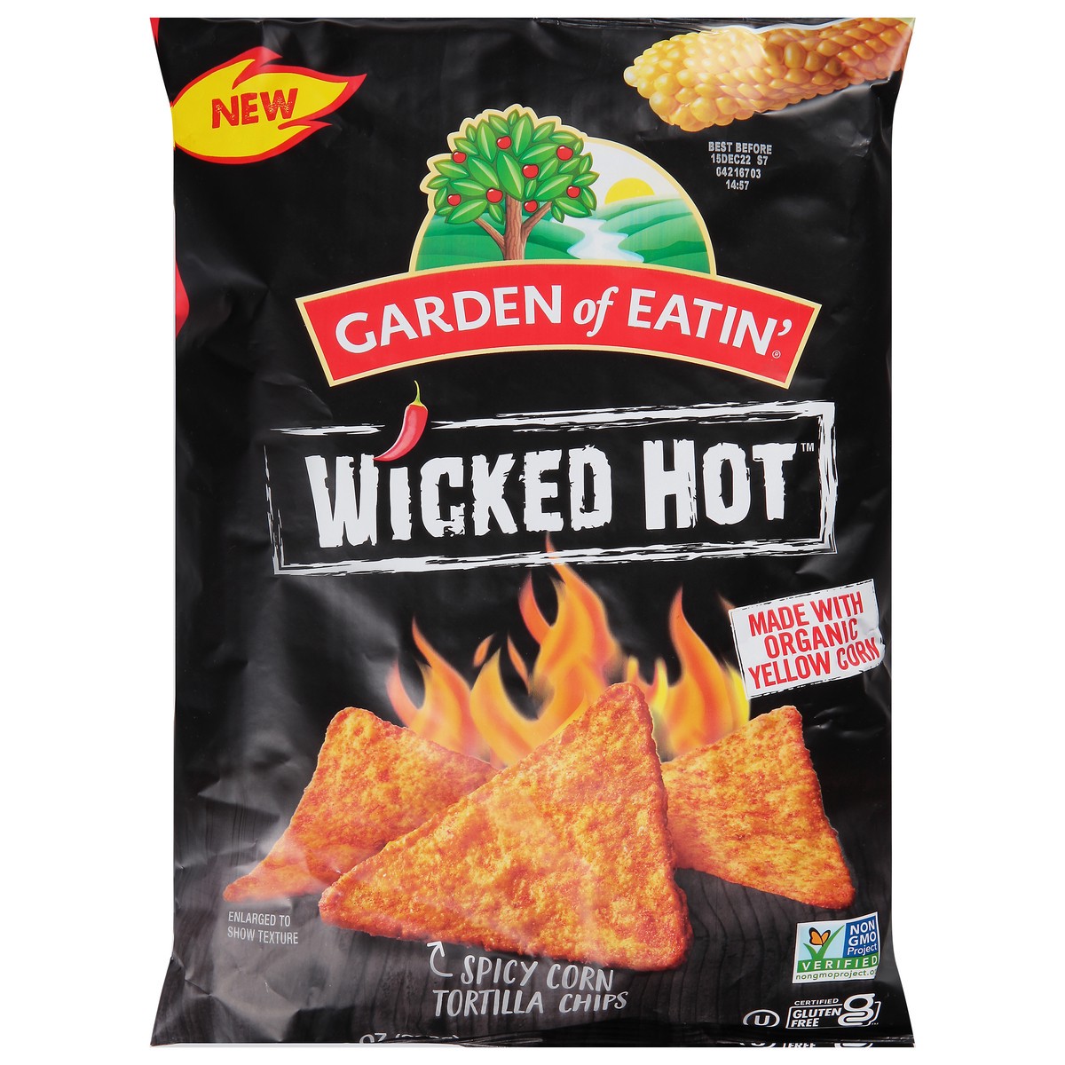 slide 4 of 12, Garden of Eatin' Spicy Wicked Hot Corn Tortilla Chips 10 oz, 10 oz