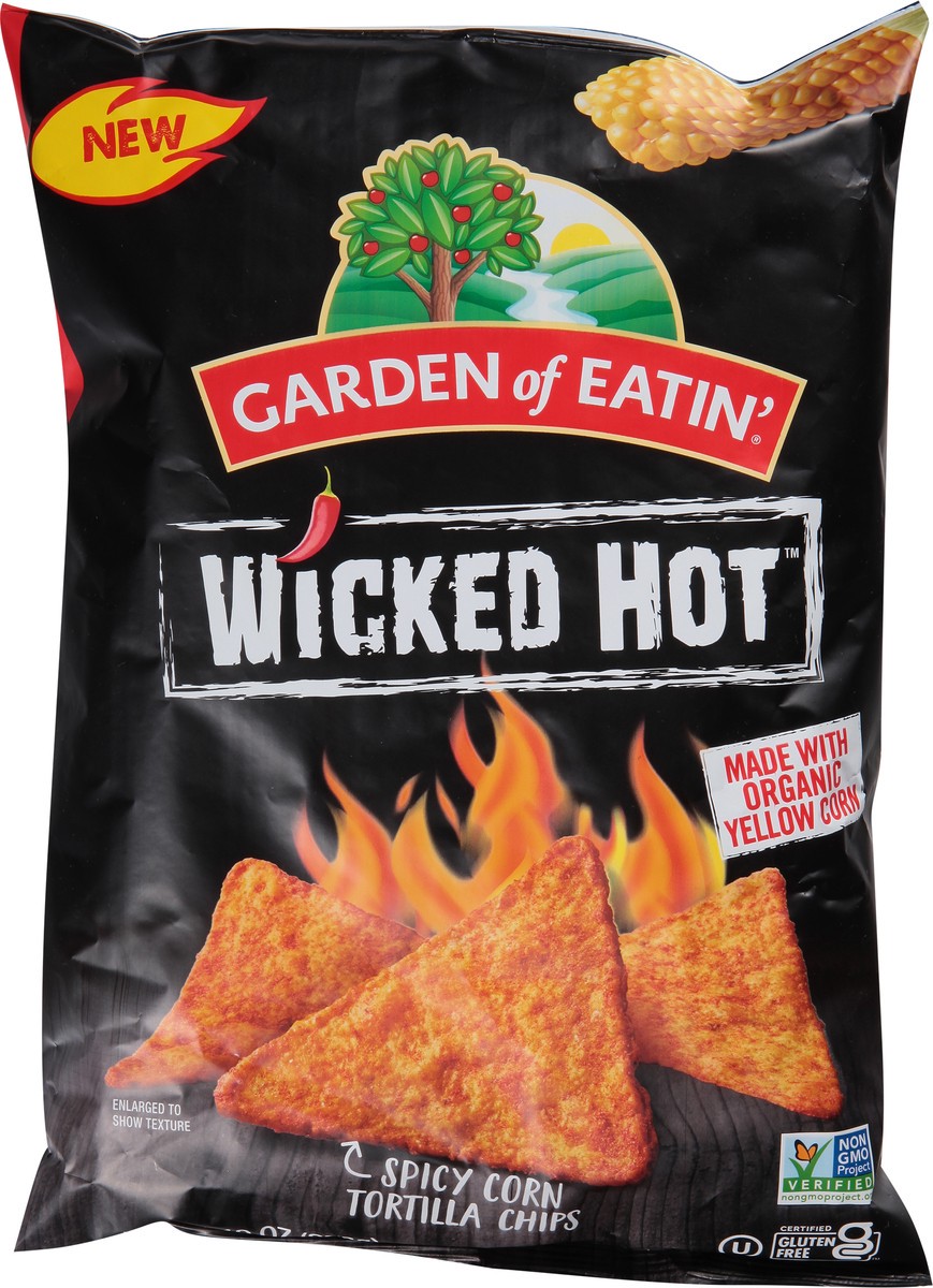 slide 6 of 12, Garden of Eatin' Spicy Wicked Hot Corn Tortilla Chips 10 oz, 10 oz