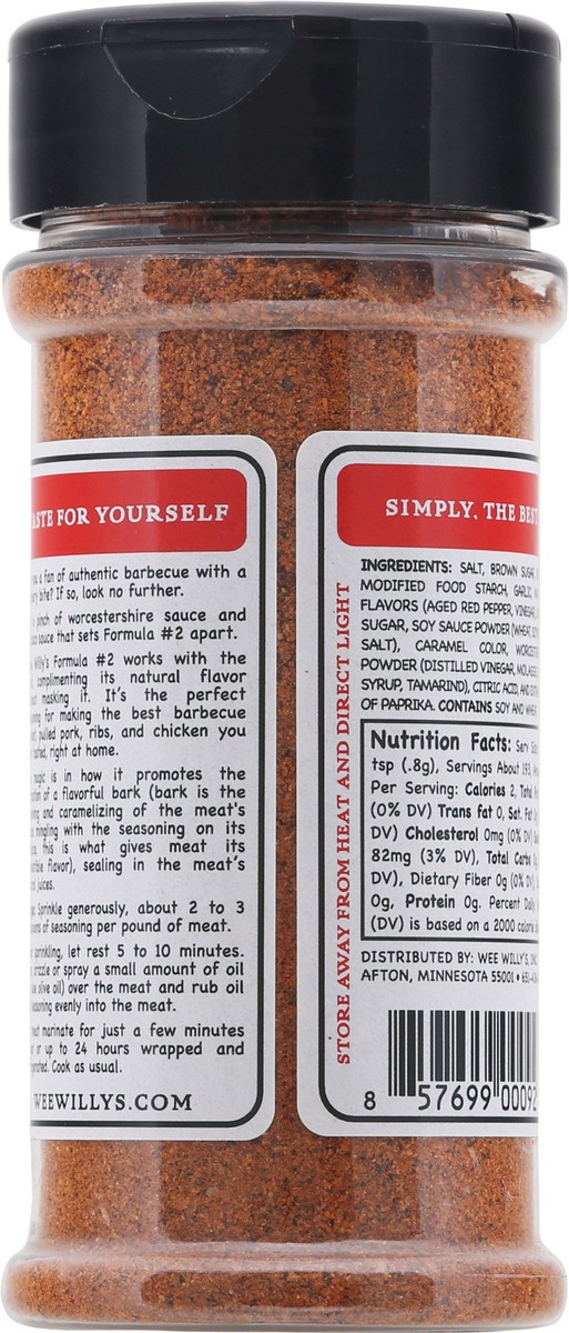 slide 3 of 9, Wee Willy's Formula No 2 Dry Marinade, 5.5 oz