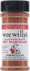 Wee Willy's Formula No 2 Dry Marinade - 5.5 oz