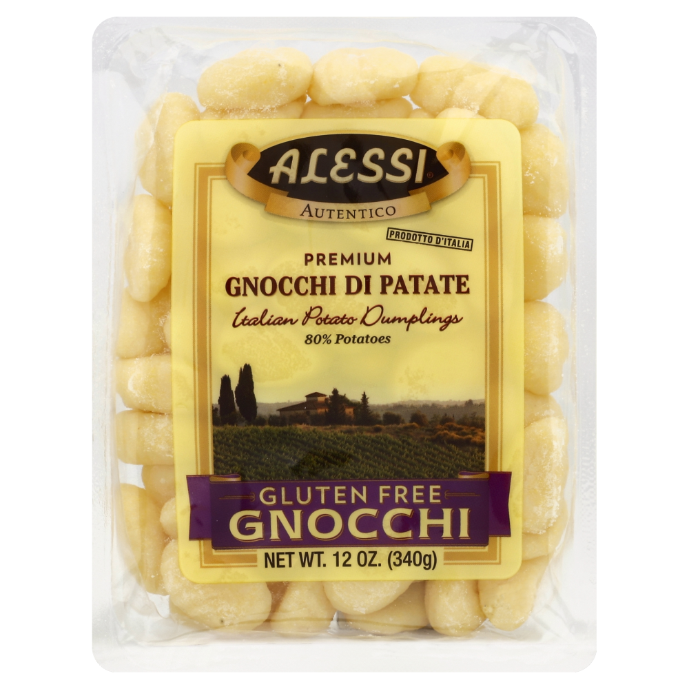 slide 1 of 1, Alessi Gluten Free Gnocchi, 12 oz