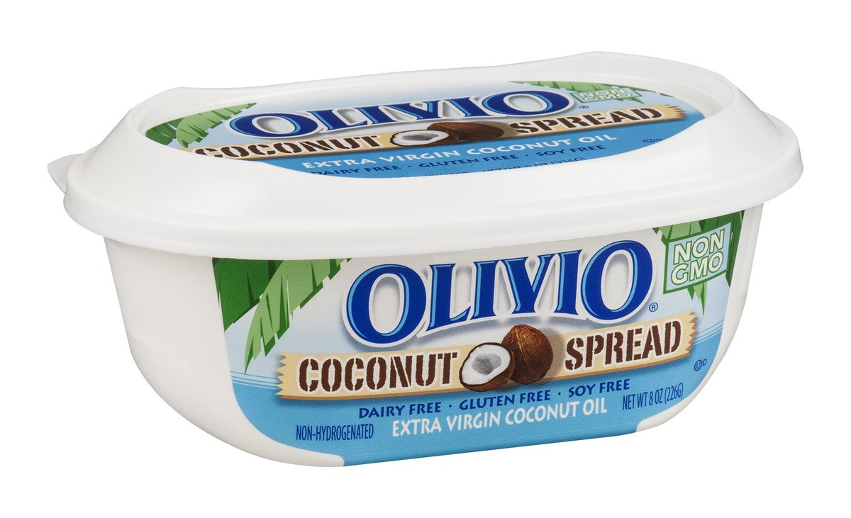 slide 8 of 9, Olivio Coconut Spread, 8 oz