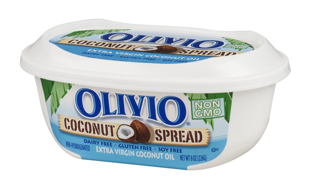 slide 6 of 9, Olivio Coconut Spread, 8 oz