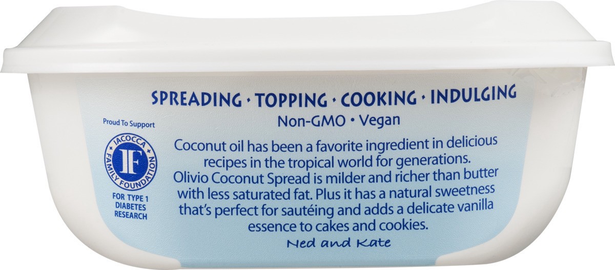 slide 3 of 9, Olivio Coconut Spread, 8 oz