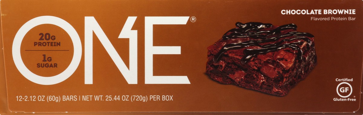 slide 7 of 13, ONE Chocolate Brownie Flavored Protein Bar 12 ea, 12 ct