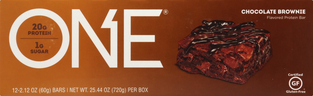 slide 8 of 13, ONE Chocolate Brownie Flavored Protein Bar 12 ea, 12 ct